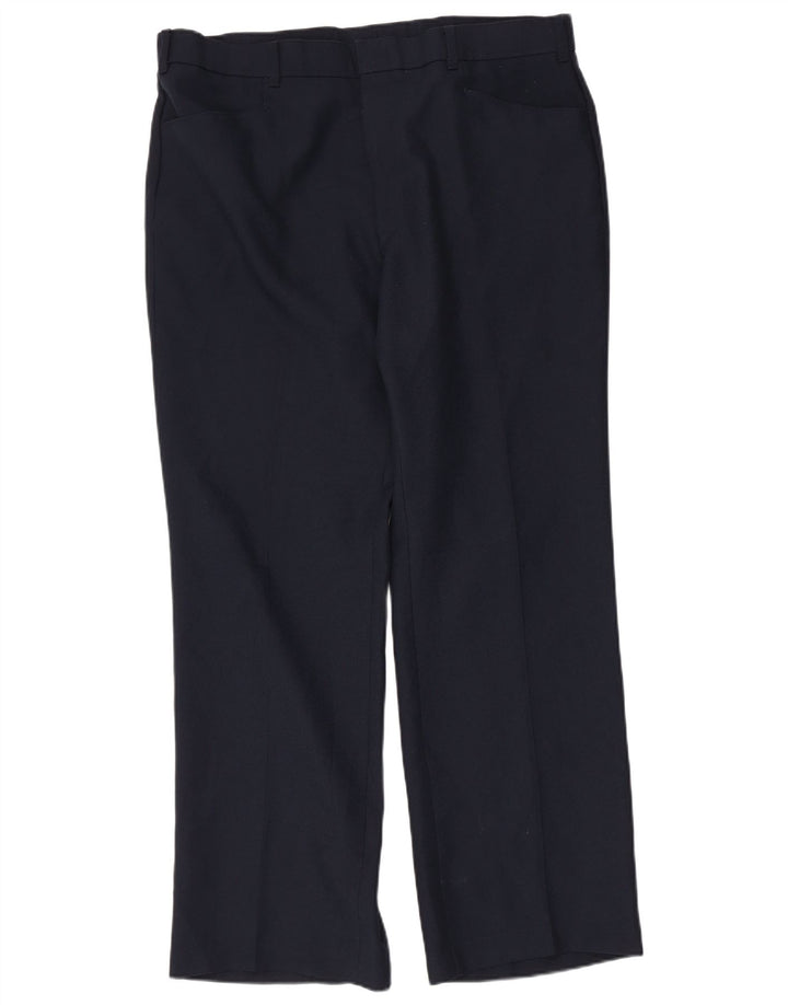 Spodnie męskie LEVI'S Action Slacks, proste, codzienne, W38 L30, granatowe