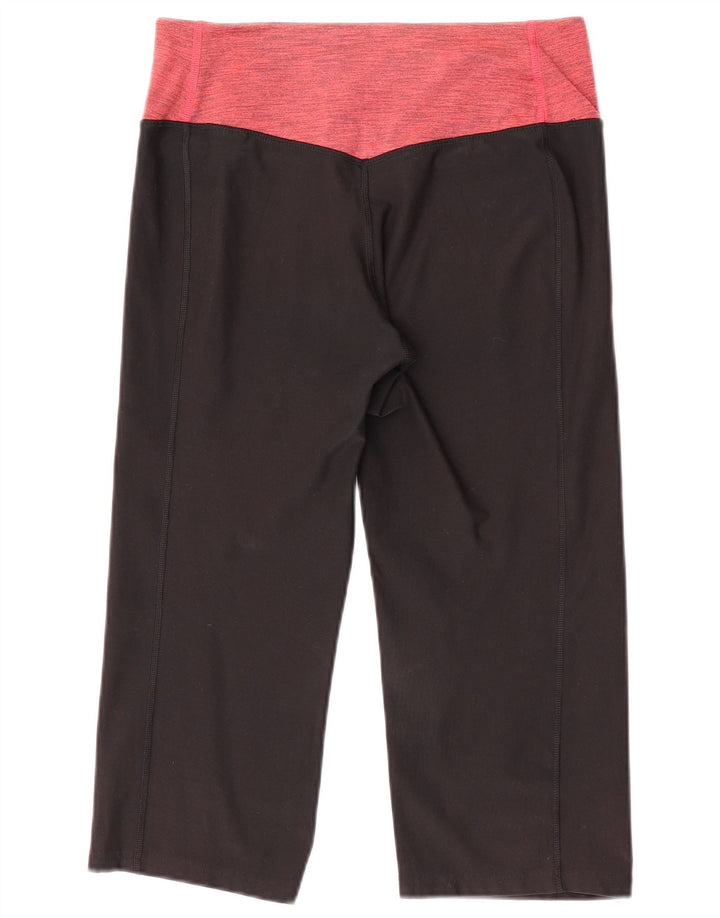 Damskie legginsy Nike Dri Fit Capri UK 14, średni czarny kolor, blok