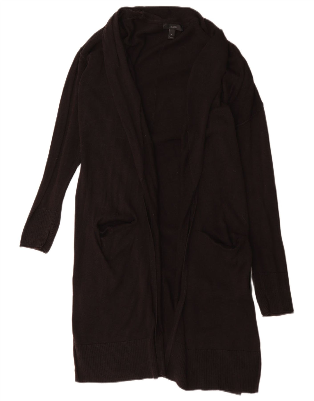 Damski sweter oversize J. Crew o długim kroju, UK 10, mały, czarny