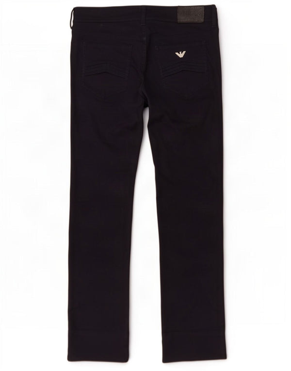 Spodnie męskie Armani Slim Casual W30 L30 Granatowa bawełna
