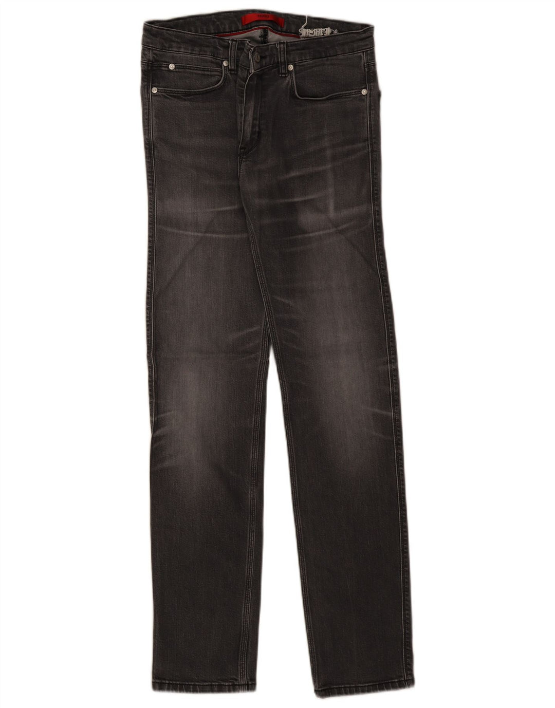 Męskie jeansy slim fit Hugo Boss W30 L32 Szara bawełna