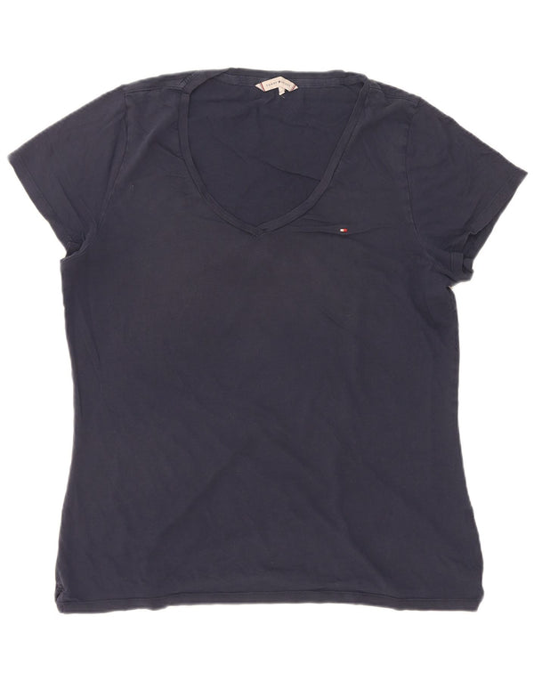 T-shirt damski Tommy Hilfiger Top UK 20 2XL Granatowy