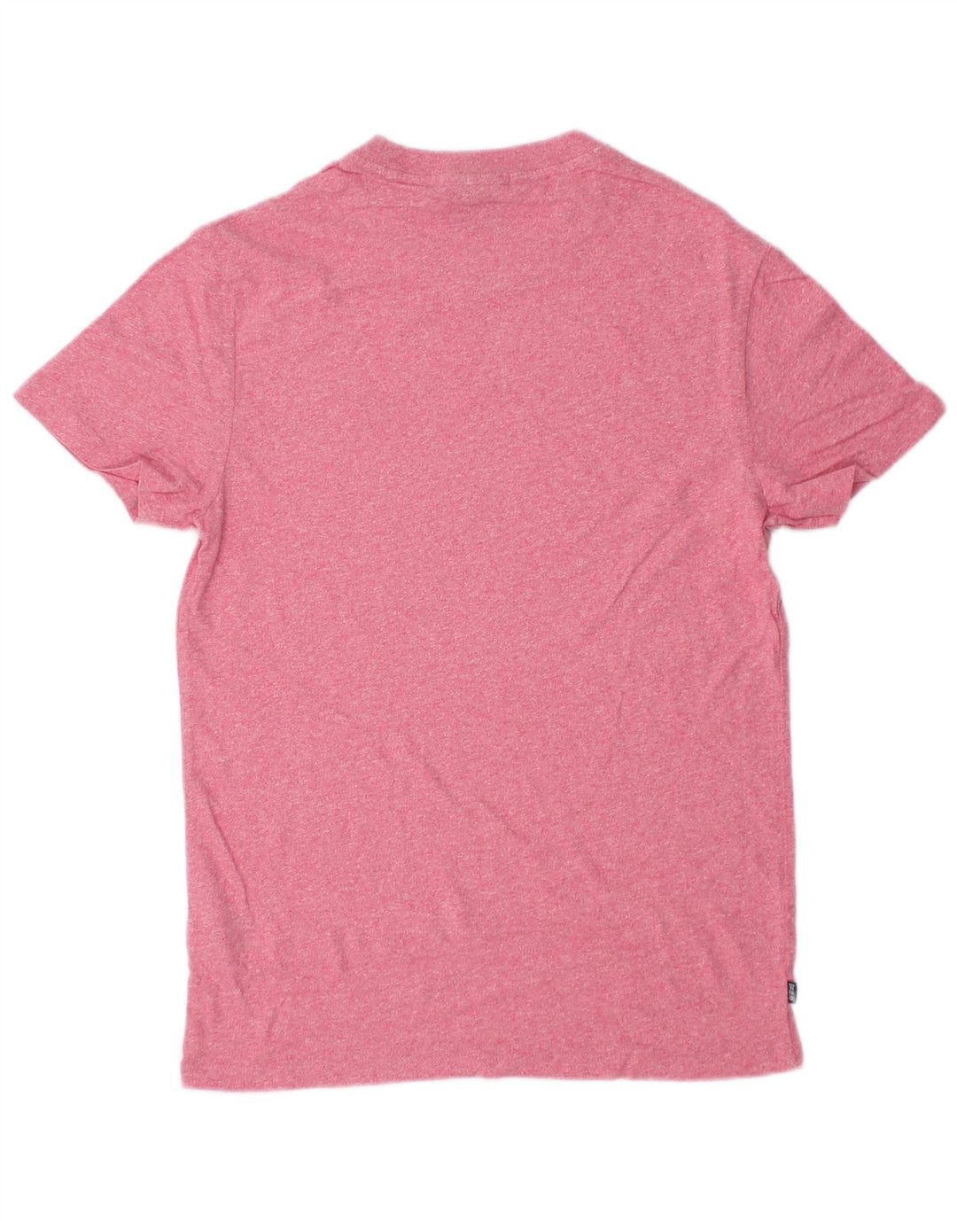 SUPERDRY Męski T-shirt Top Mały Różowy Bawełniany