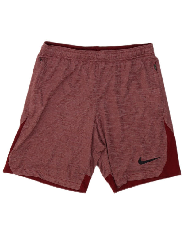 Męskie spodenki sportowe NIKE Dri Fit Slim Fit w kolorze średniego burgunda