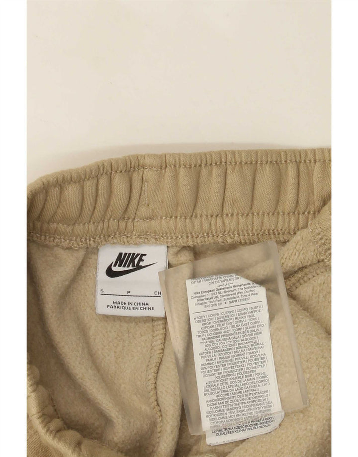 Męskie spodnie dresowe Nike Cargo, małe, beżowe, bawełniane