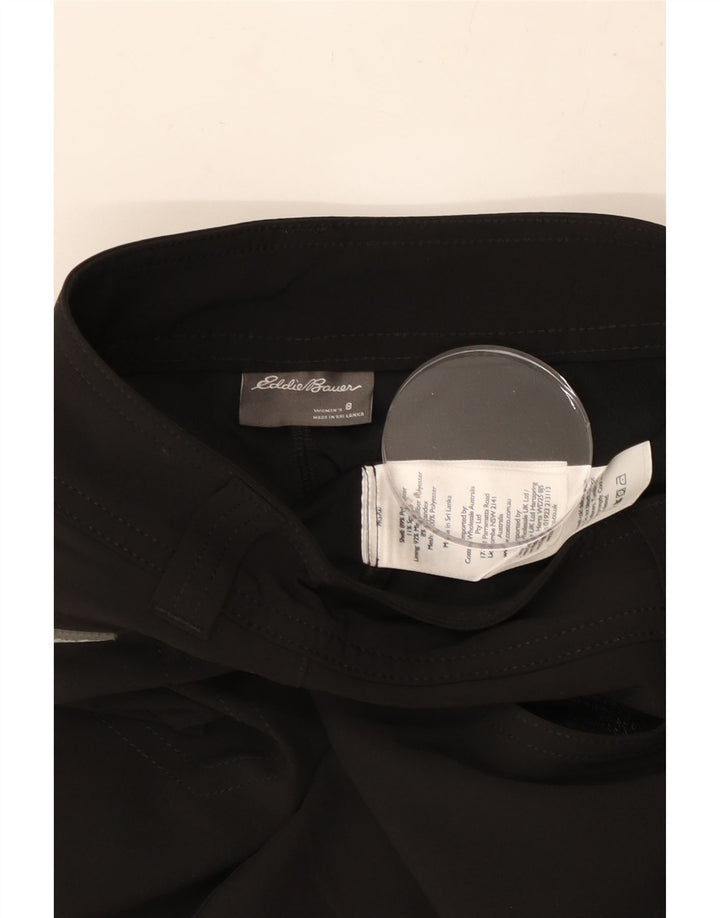 EDDIE BAUER Damska spódniczka mini US 8 Medium W30 Czarny poliester
