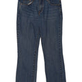 Damskie dżinsy Levi's 505 Straight US 8 Medium W32 L28 Niebieska bawełna