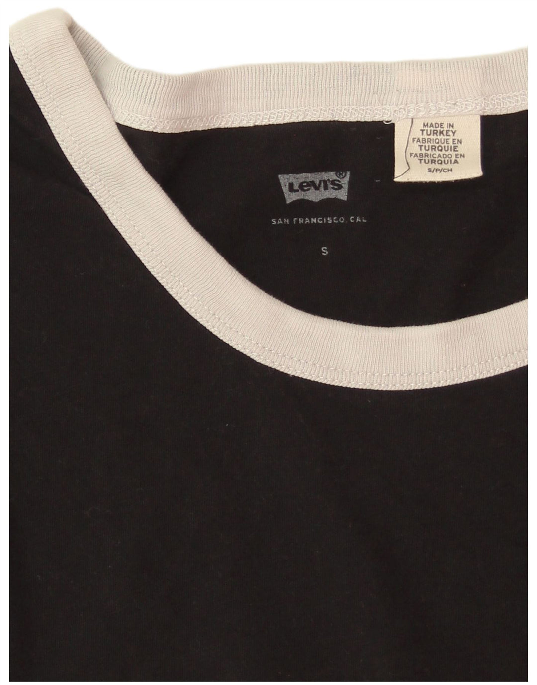 Koszulka damska Levi's Top UK 10, mała, czarna, bawełniana