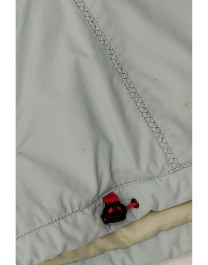 COLMAR Womens Hooded Windbreaker Jacket IT 44 Medium Blue Colourblock Vintage Colmar and Second-Hand Colmar from Messina Hembry 