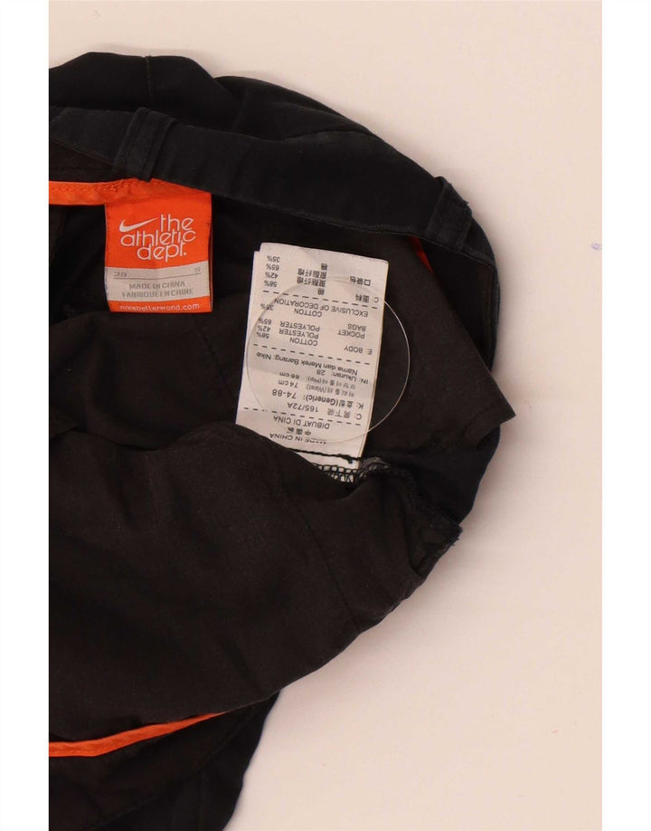 Męskie spodenki chino Nike, małe, W28, czarne, bawełniane