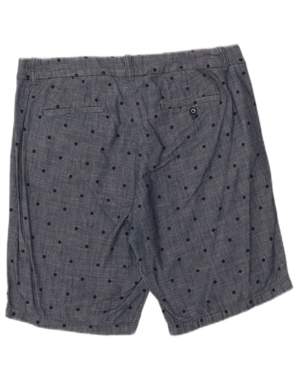 Bermudy damskie J. CREW US 8 Medium W32 Granatowe w cętki