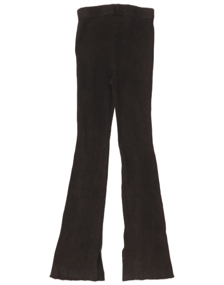 Damskie legginsy Zara Flare UK 8 Small, szare, bawełniane