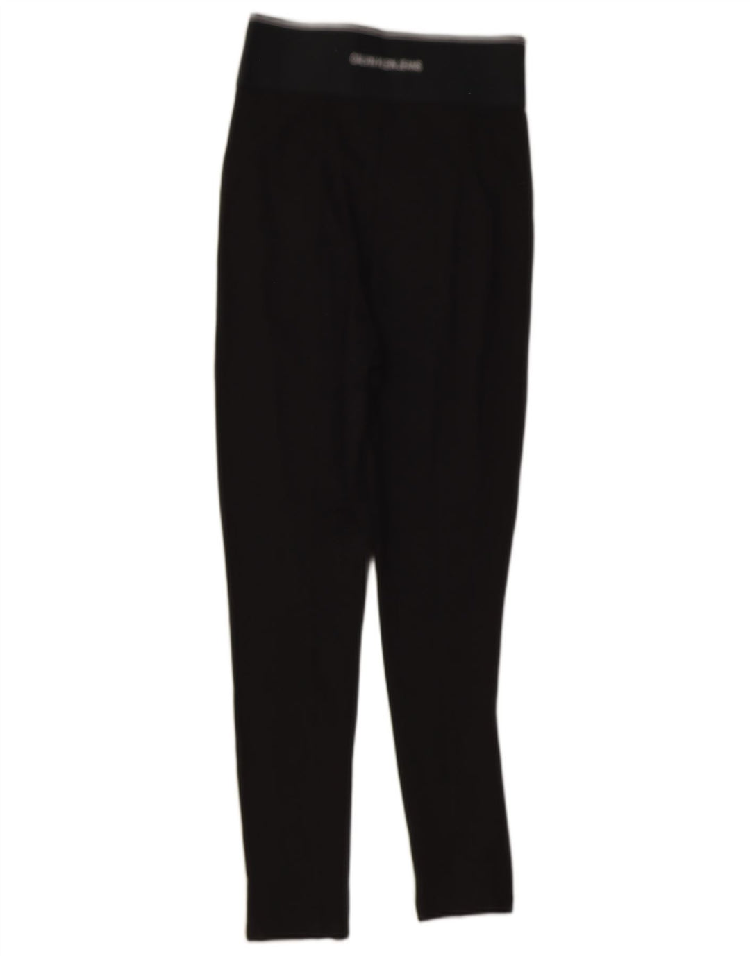 Damskie legginsy Calvin Klein Graphic UK 8 Small, czarna wiskoza