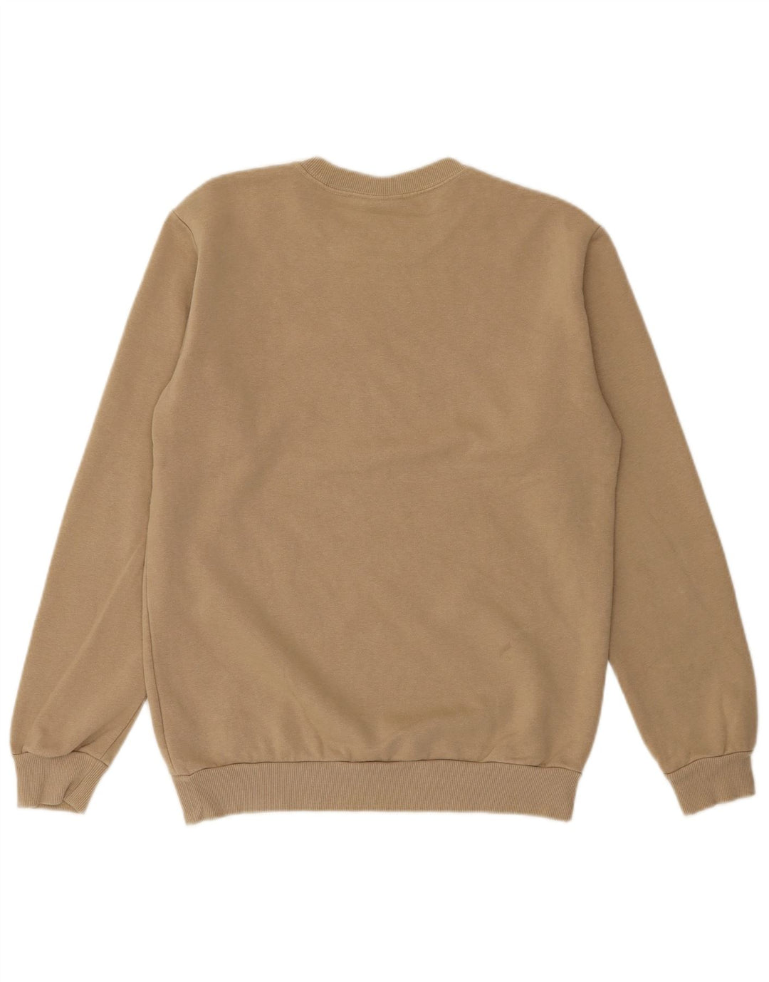 ADIDAS Mens Sweatshirt Jumper Small Beige Cotton