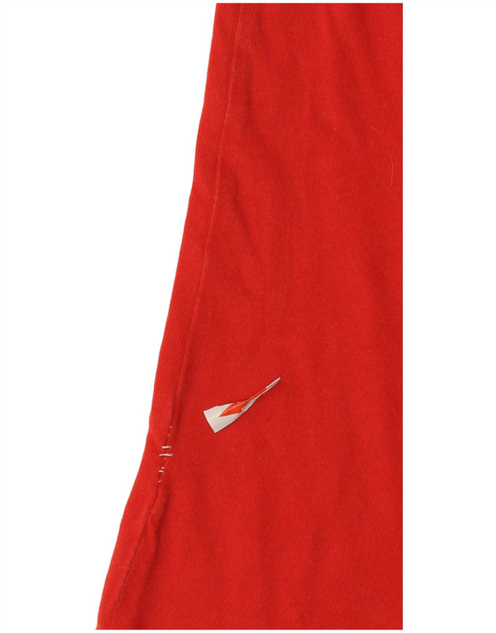 Męska koszulka z grafiką Adidas, duża, czerwona