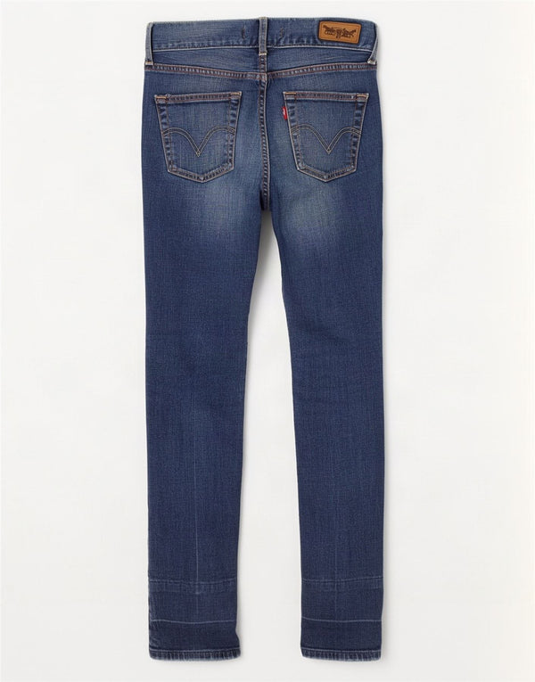 Damskie dżinsy Levi's Patty Anne Slim Straight W28 L31 Niebieska bawełna
