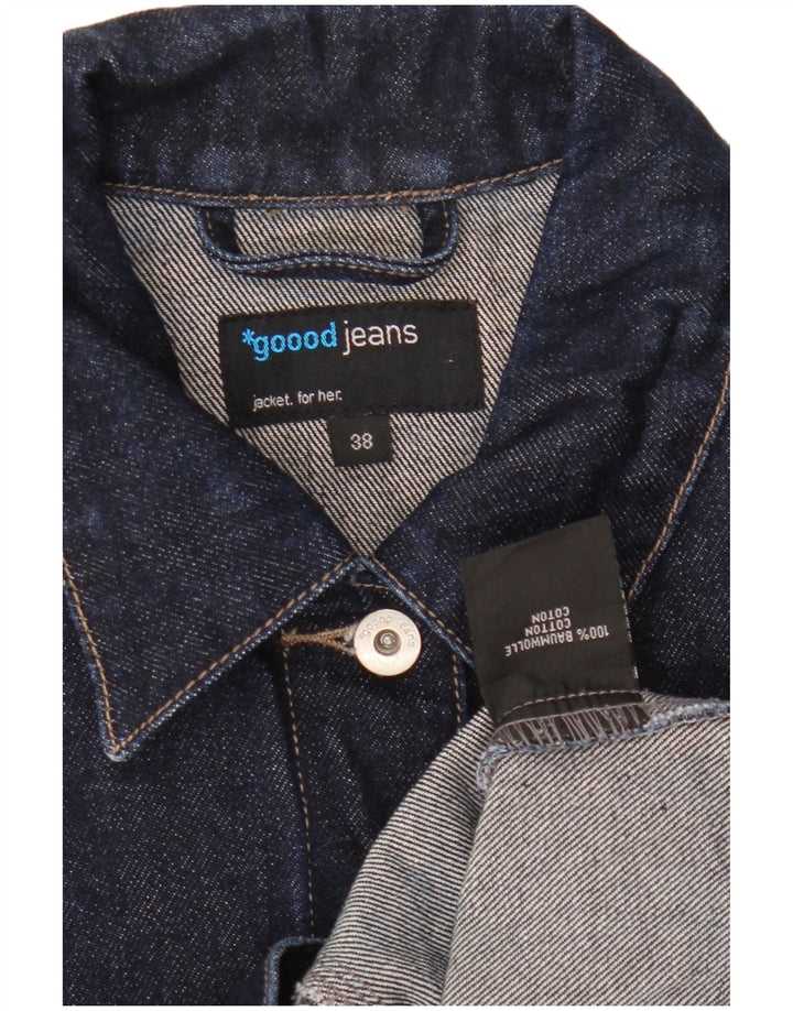 Damska kurtka dżinsowa VINTAGE EU 38, średnia, granatowa, bawełniana