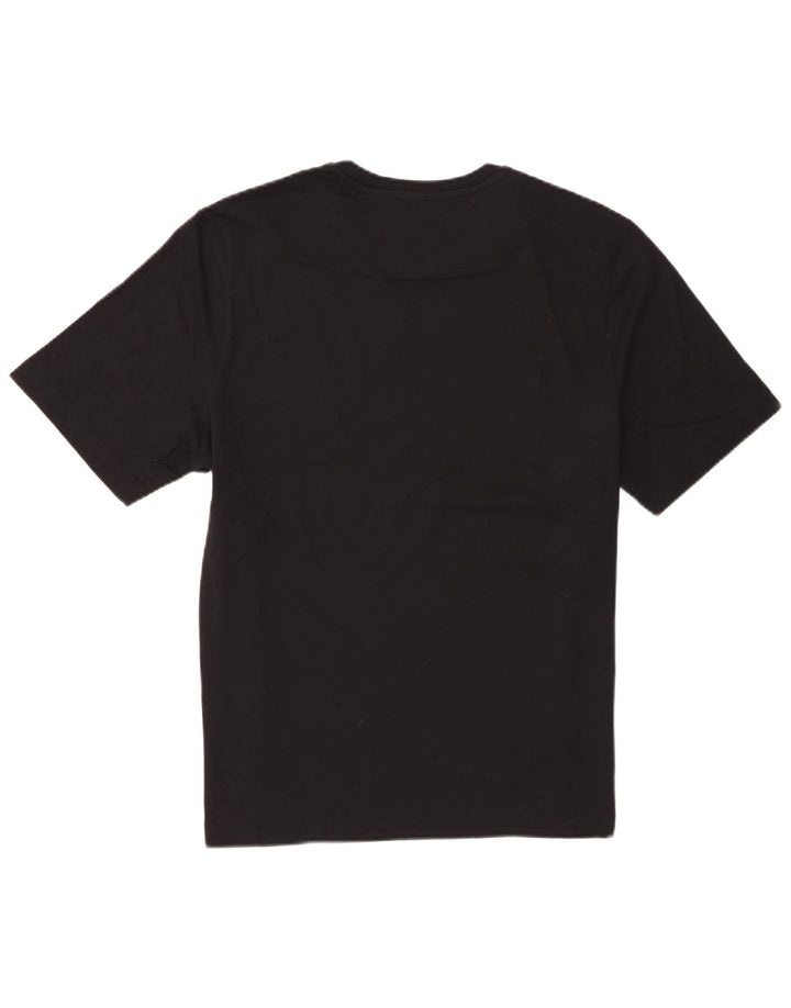 Ted Baker Męski T-shirt o regularnym kroju, rozmiar 4, duży, czarny, bawełniany