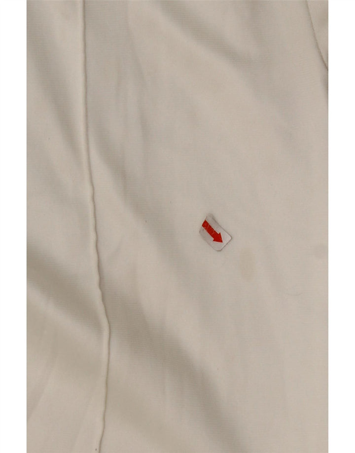 Męskie spodnie dresowe ADIDAS, średni biały poliester