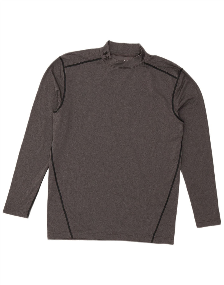 Męski top męski Under Armour Cold Gear z długim rękawem, XL, szary