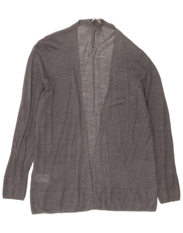 Damski sweter rozpinany Laura Ashley z długim rękawem, UK 16, duży, szary Ramie