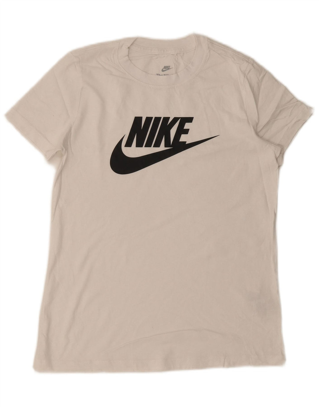 Męski T-shirt z grafiką NIKE, mały, biały, bawełniany