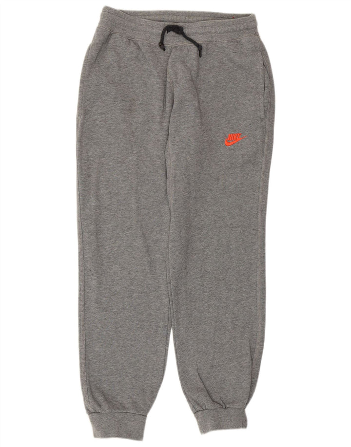 Męskie spodnie dresowe Nike, małe, szare, bawełniane