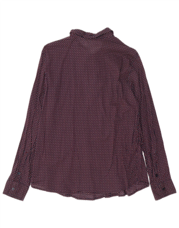 Koszula damska BENETTON w abstrakcyjny wzór UK 14, średnia, wielokolorowa bawełna