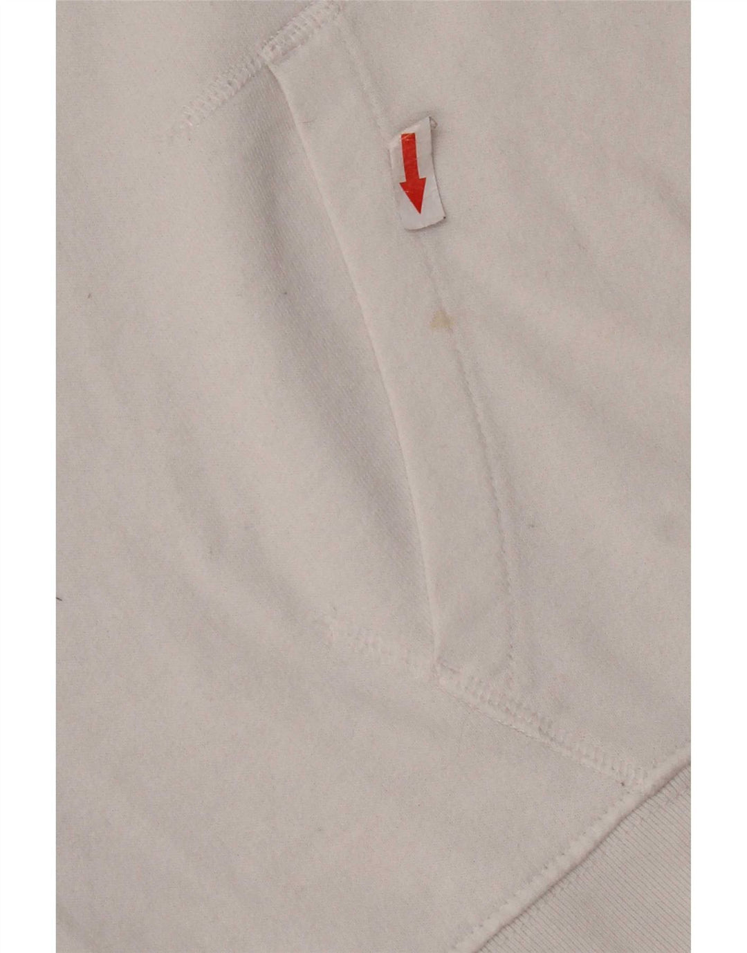 Męski sweter z kapturem Levi's z grafiką, duży, biały, bawełniany