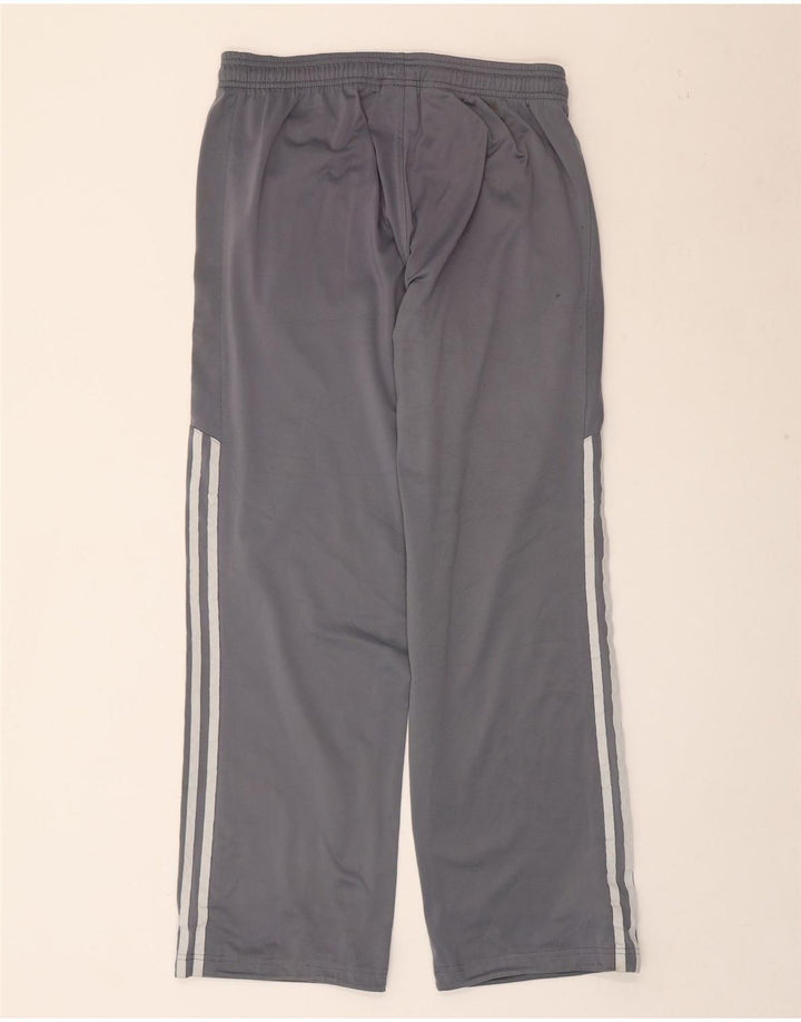 Męskie spodnie dresowe Adidas, małe, szare, poliestrowe