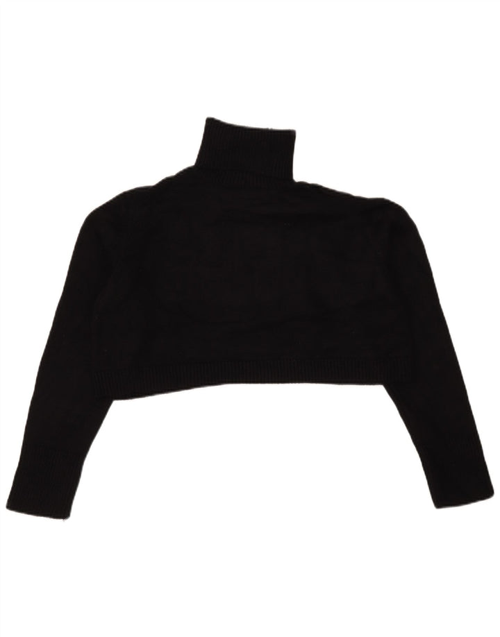 Sweter damski Zara Crop Oversize z golfem UK 10 Small Black
