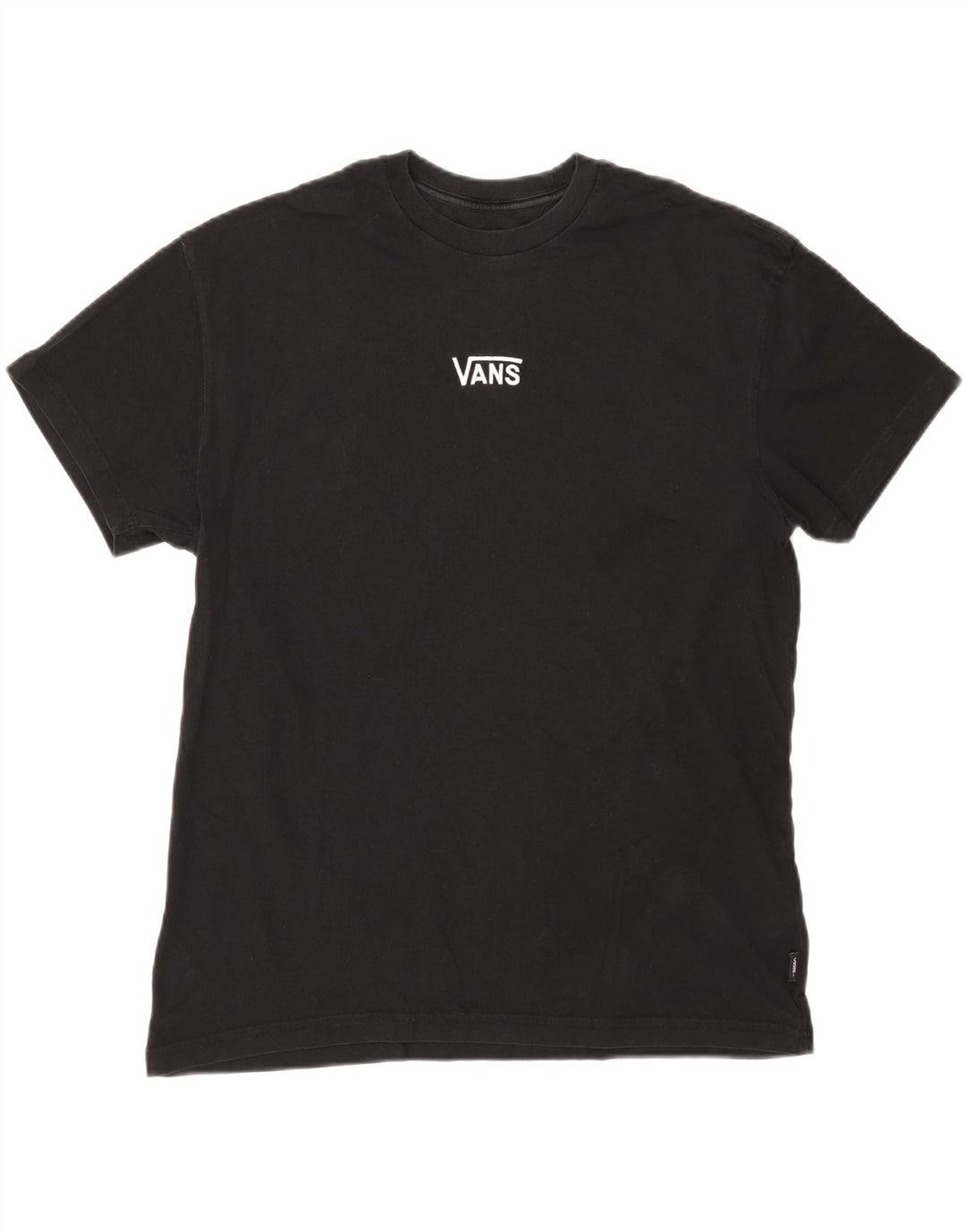 Męski T-shirt VANS, średni czarny, bawełniany