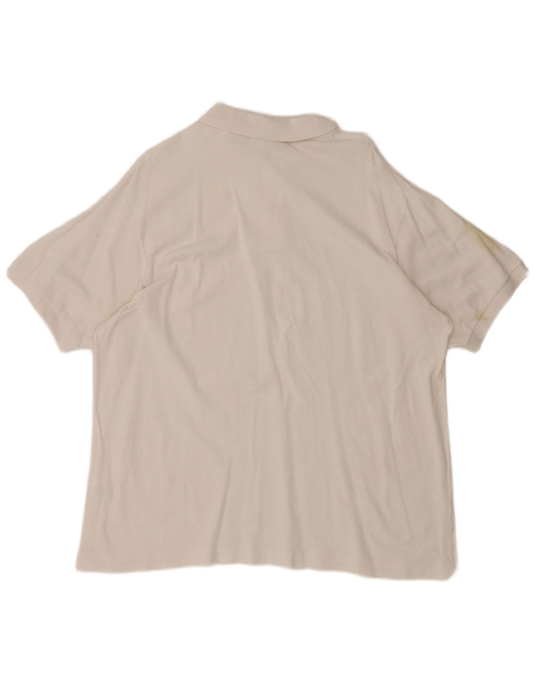 Męska koszulka polo Lacoste, rozmiar 7, 2XL, biała, bawełniana