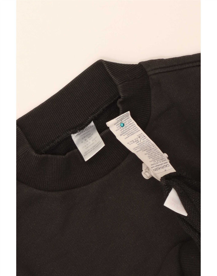 Damski sweter oversize Calvin Klein UK 10, mały, czarny, bawełniany