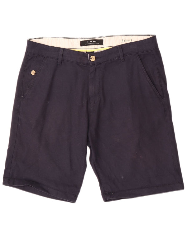 Spodenki chino męskie Zara Sunset EU 40 Medium W31 granatowe