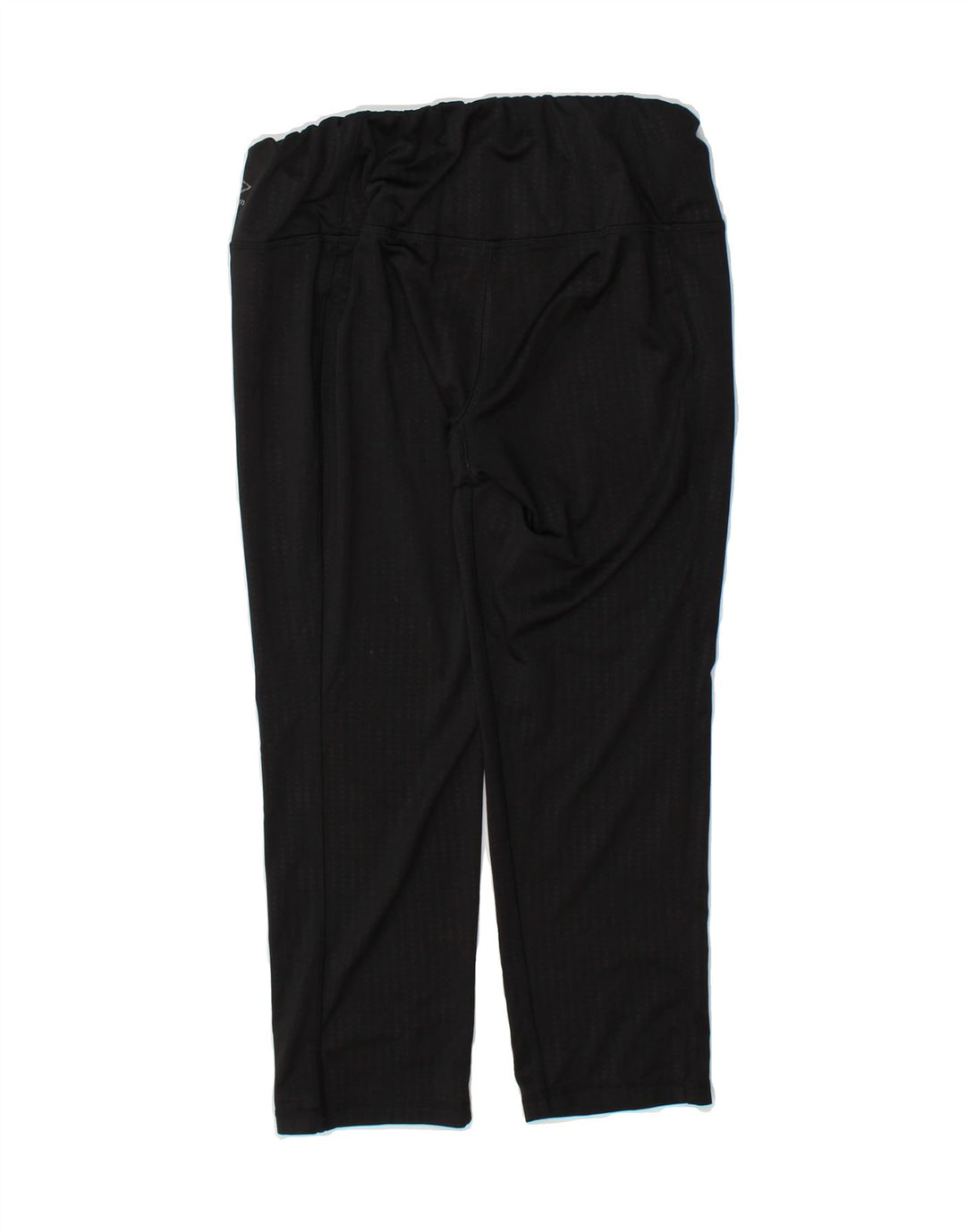 UMBRO Womens Capri Leggings UK 14 Medium  Black Polyester Vintage Umbro and Second-Hand Umbro from Messina Hembry 