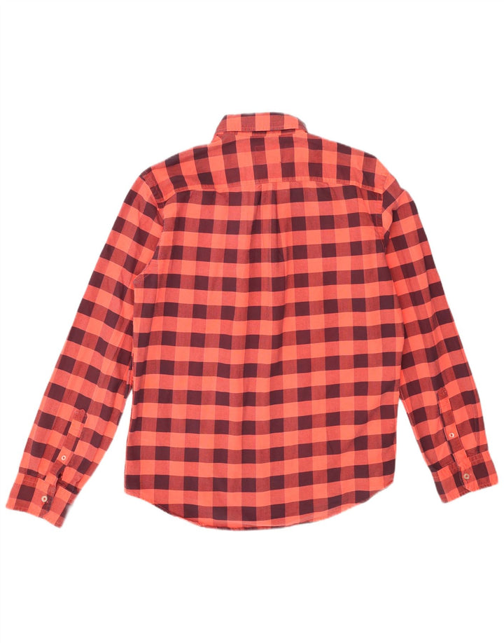 Koszula męska American Eagle Outfitters XL, bawełniana, pomarańczowa kratka
