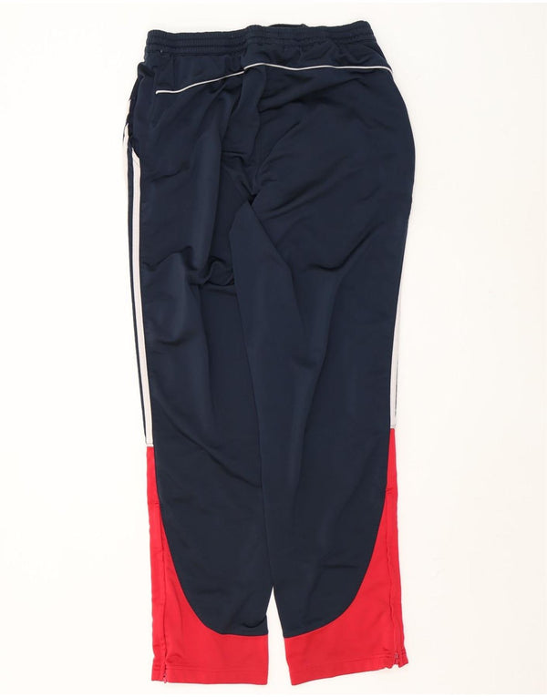 Męskie spodnie dresowe Adidas Joggers UK 44/46 Duży granatowy blok kolorów