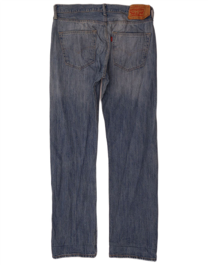 Męskie jeansy Levi's 501 Straight W32 L32 Niebieskie bawełniane