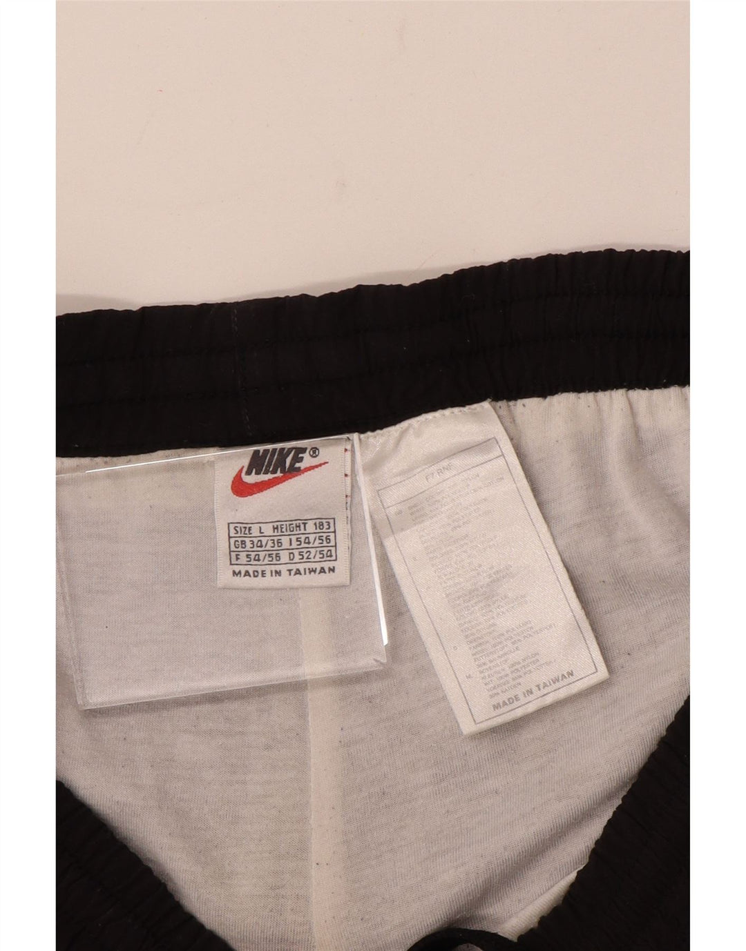 Męskie spodnie dresowe Nike, duże, czarne, poliestrowe
