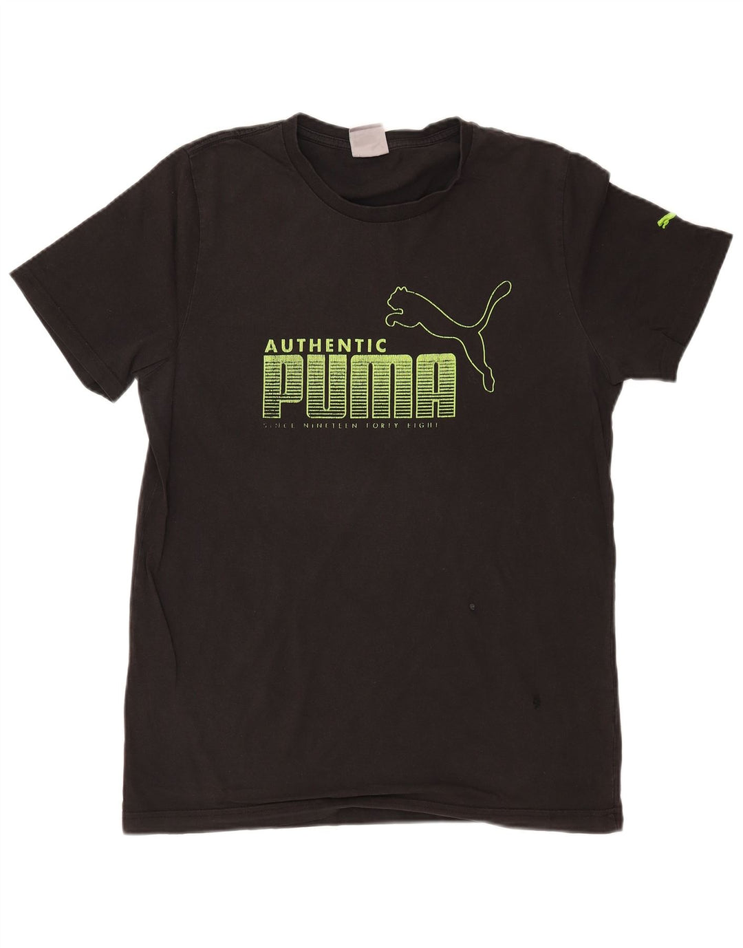 Męski T-shirt z grafiką PUMA, średni czarny