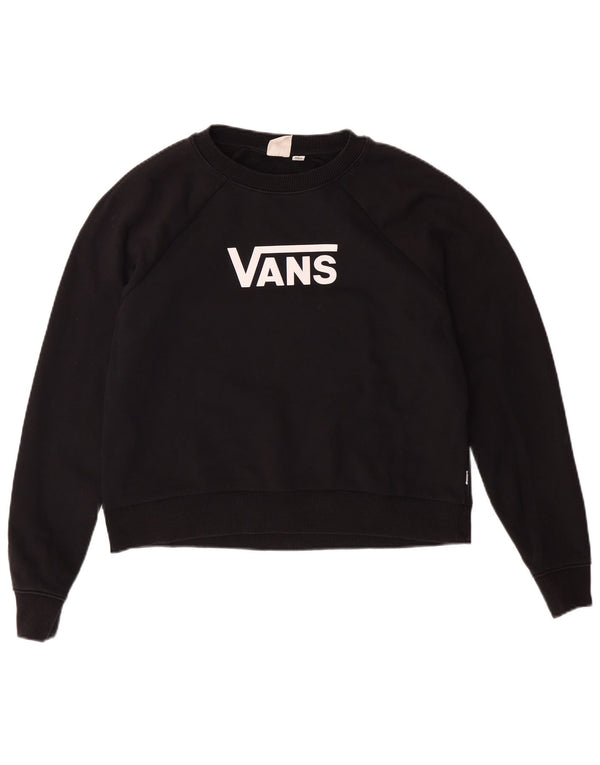 Damski sweter VANS Crop Oversize Graphic UK 10 Small Black