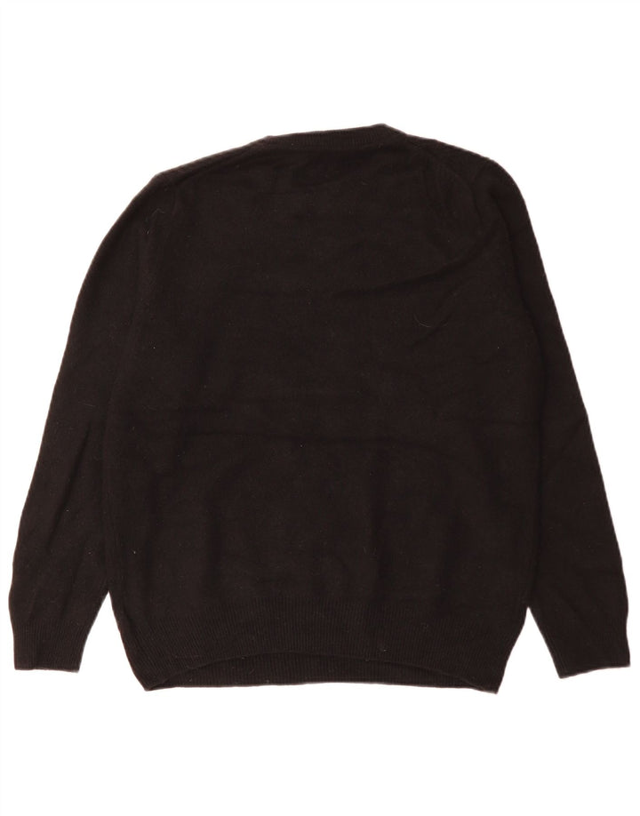 Sweter damski Marks & Spencer z okrągłym dekoltem, UK 12, średni czarny