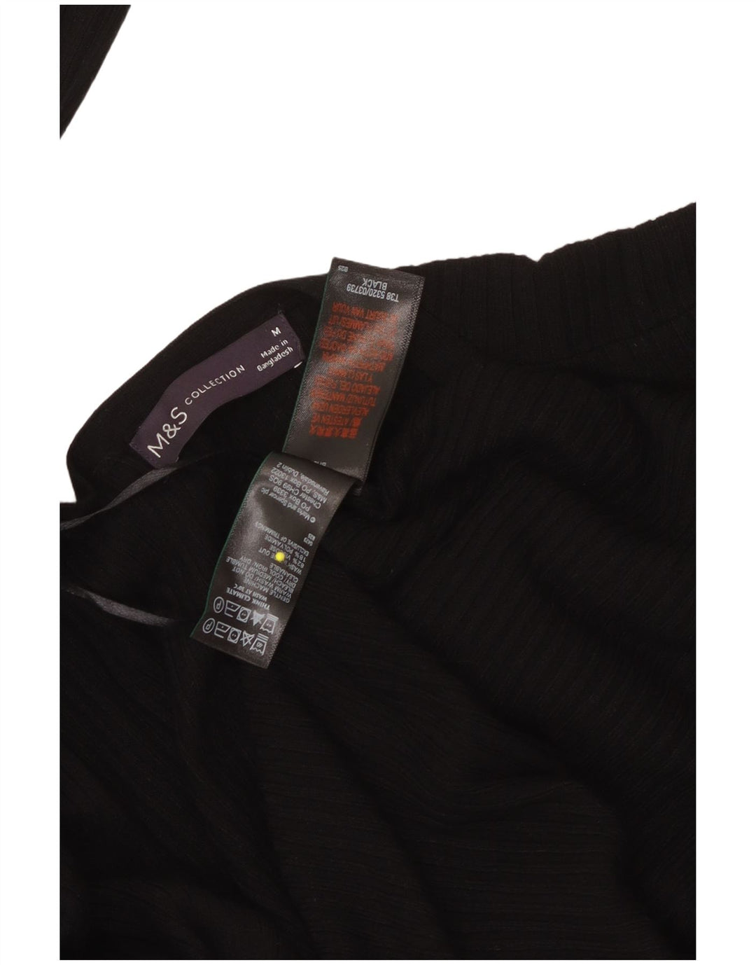 Marks & Spencer Damski sweter rozpinany UK 14 Średni czarny wiskoza