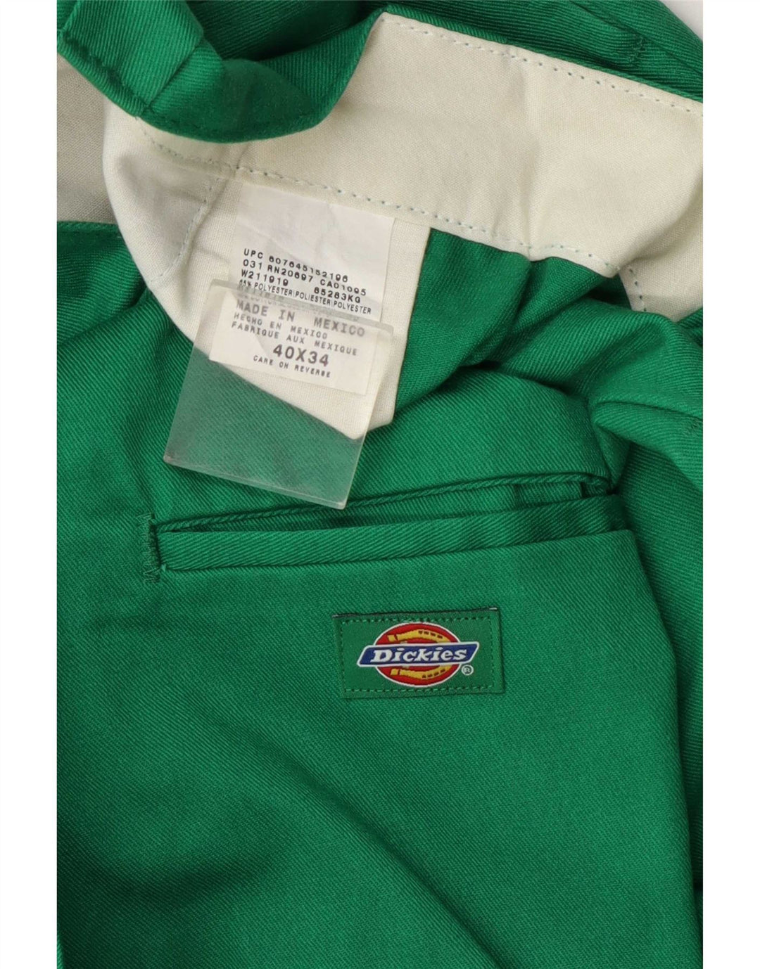 Męskie spodenki cargo Dickies W40 XL Zielony poliester
