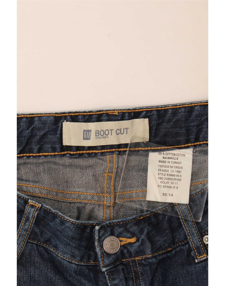 Damskie spodenki jeansowe Gap W30 Średnioniebieskie, bawełniane