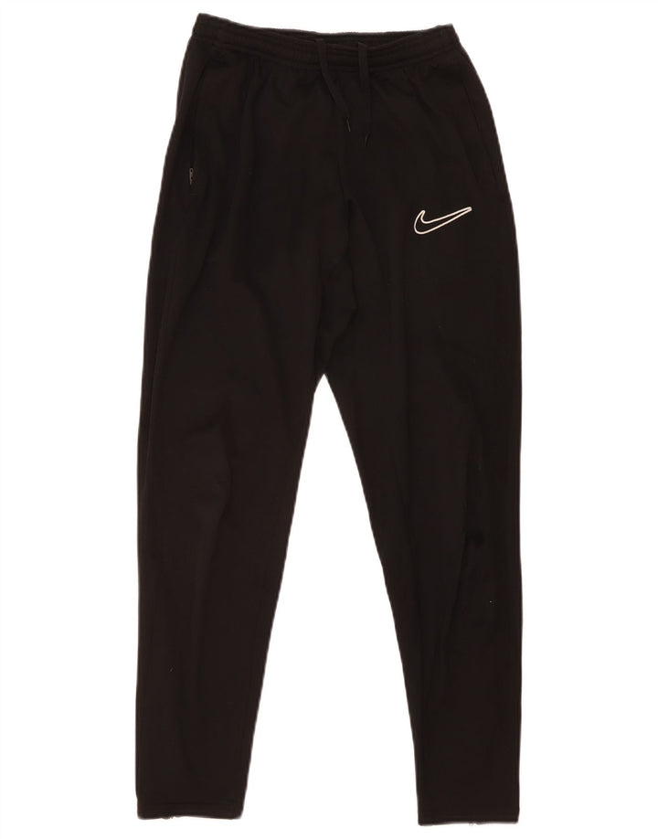 Męskie spodnie dresowe Nike Dri Fit, małe, czarne, poliestrowe