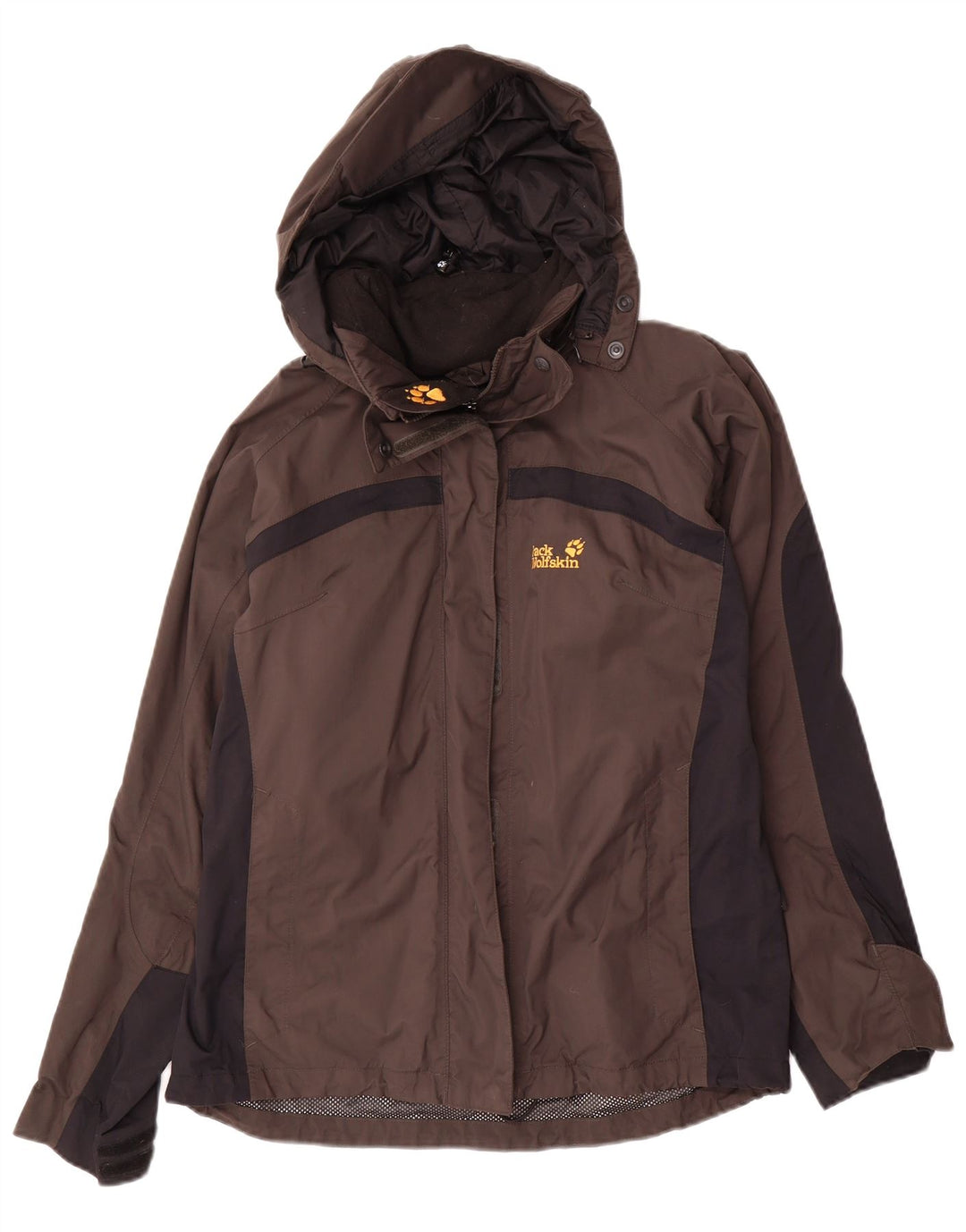 Damska kurtka przeciwdeszczowa Jack Wolfskin Oversize UK 12/14 Średni brąz