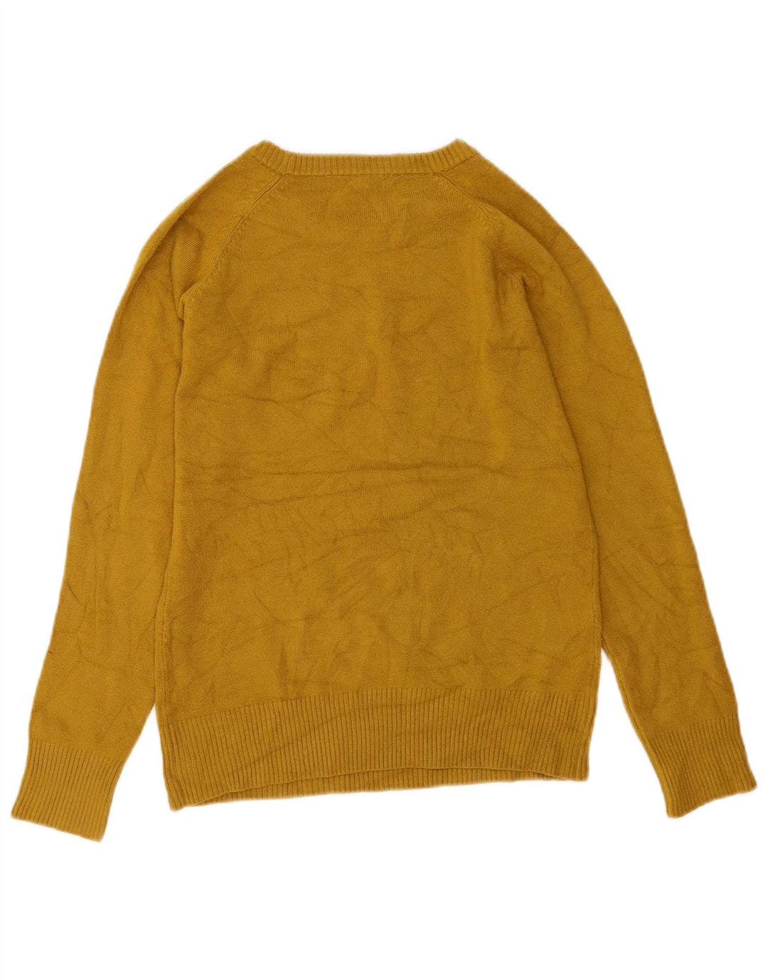 Damski sweter z dekoltem w łódkę French Connection UK 12 Średni żółty