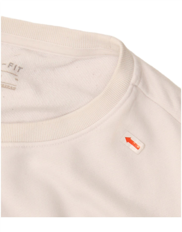 Damska bluza dresowa Nike Graphic UK 14 Średni biały poliester